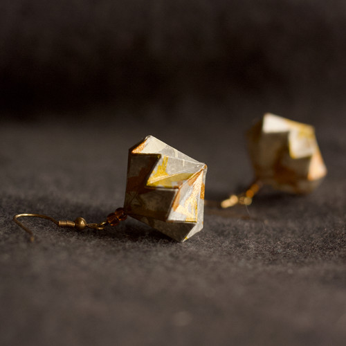 Origami náušnice – jeřábi — foto 6