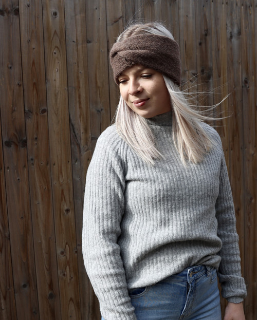 Maxi čelenka hnědá — foto 4