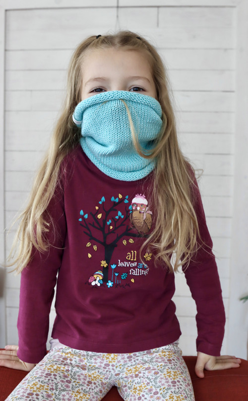Mint čepička a nákrčník — foto 4