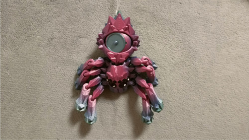 Krystalový Pavouk - 12,5 cm - 3D Tisk — foto 4