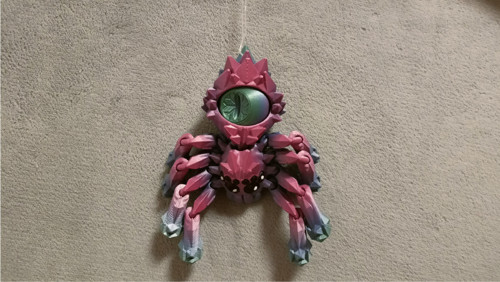 Krystalový Pavouk - 12,5 cm - 3D Tisk — foto 3