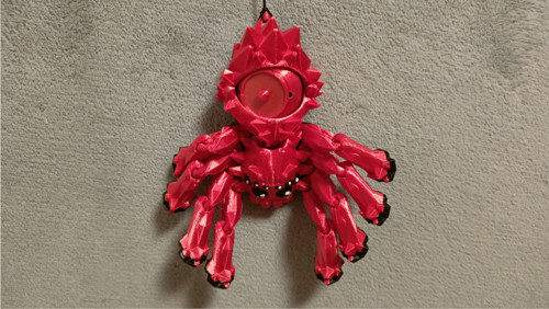 Krystalový Pavouk - 12,5 cm - 3D Tisk — foto 4