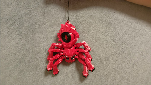 Krystalový Pavouk - 12,5 cm - 3D Tisk — foto 3