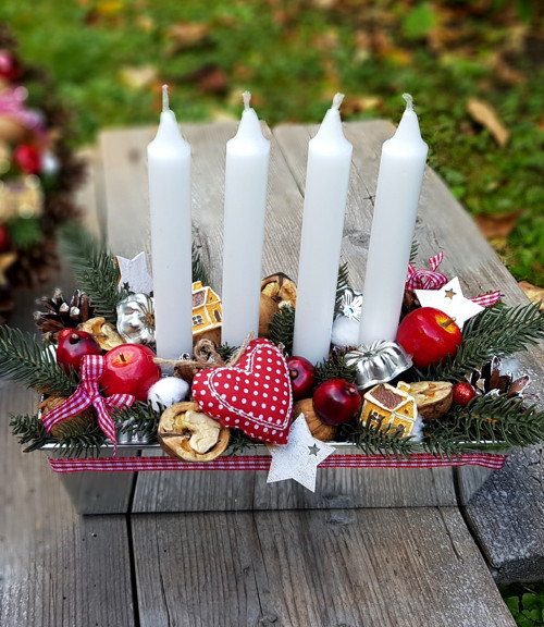 Adventní svícen v pečící formě 2 — foto 2
