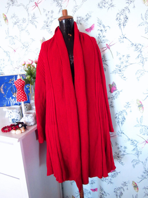 Kardigan wrap red — foto 2