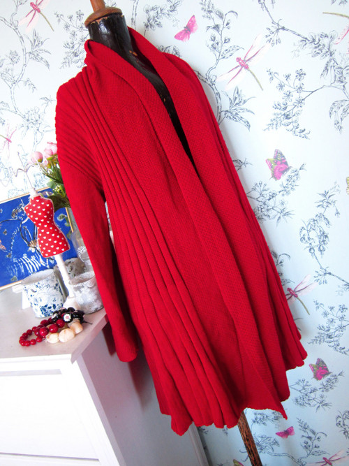 Kardigan wrap red — foto 3