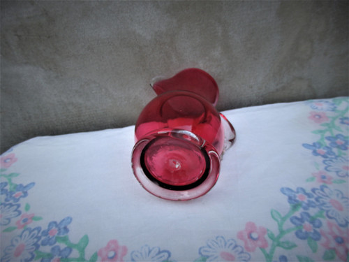 Červený džbánek - sklo — foto 2