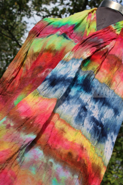 Organtýnová šála - hippies — foto 2