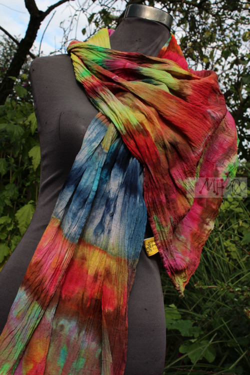 Organtýnová šála - hippies — foto 3