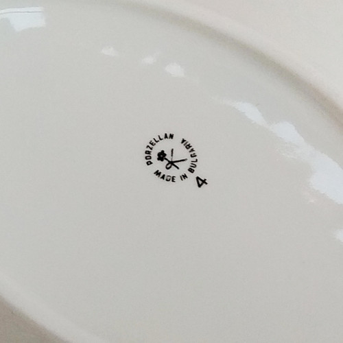 Oválný Porcelánový Talířek — foto 3