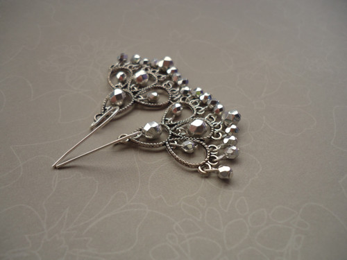 Náušnice ... silver... — foto 5