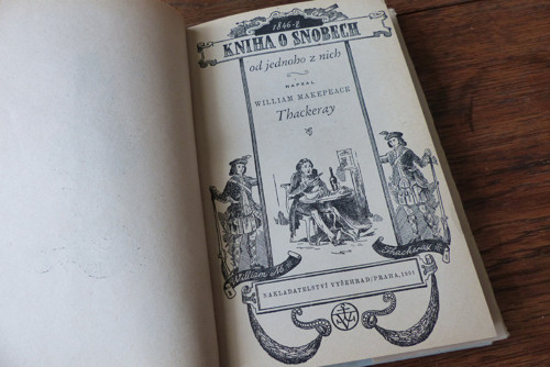 Kniha o snobech, W. M. Thackeray, 1951 — foto 2