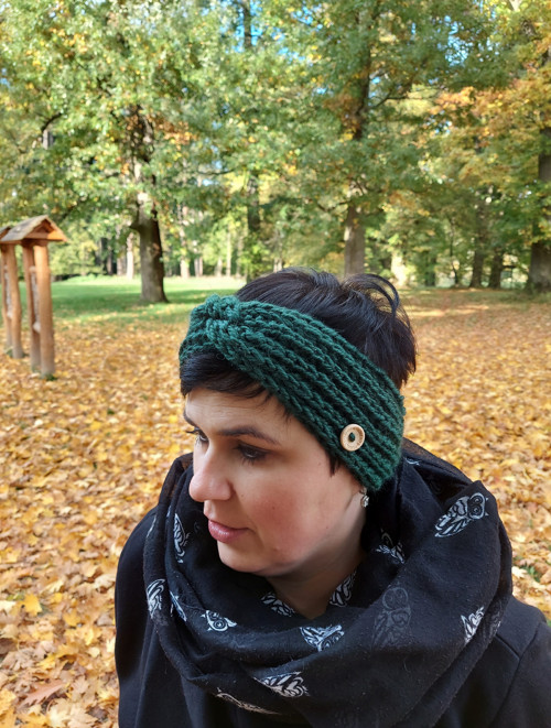 Pletená čelenka — foto 3
