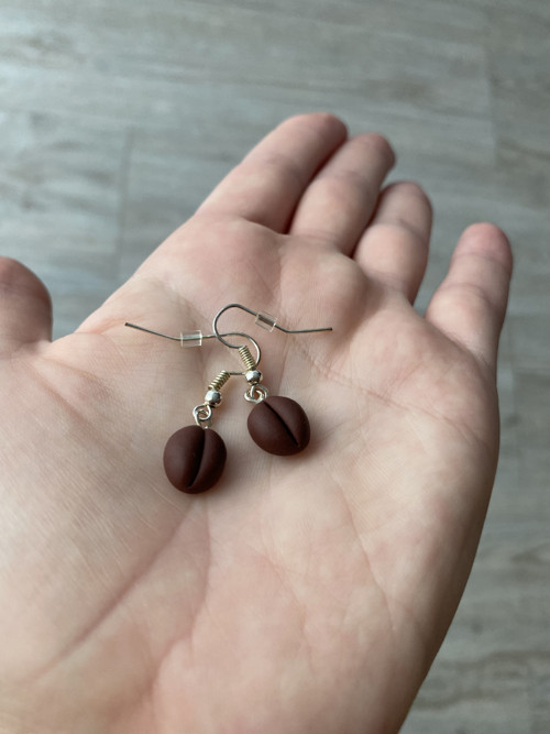 Káva visací náušnice — foto 3