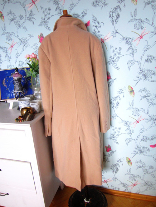 Kabát camel, 100% vlna — foto 5