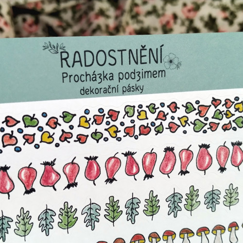 Samolepková sada - Procházka podzimem — foto 6