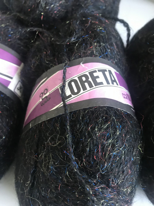 Příze Loreta černá 500g — foto 2