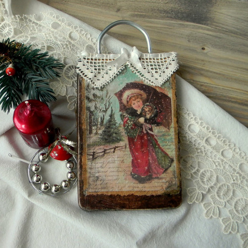 Vánoční brocante dekorace — foto 4