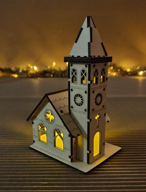 LED lampička kostelík II — foto 3