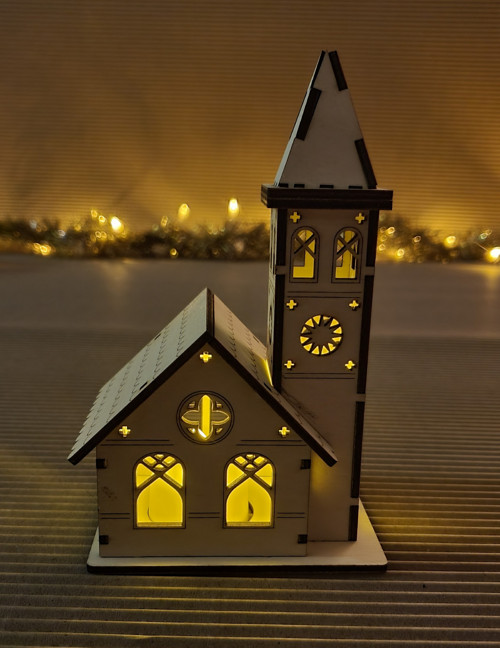 LED lampička kostelík II — foto 4