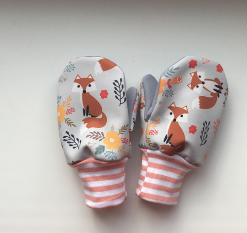 Softshellové rukavice-podzimní liška — foto 4