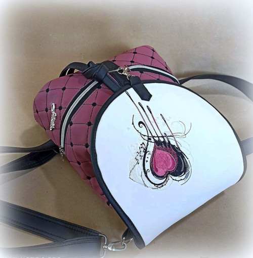 Kabelko - batoh Heart rose — foto 2