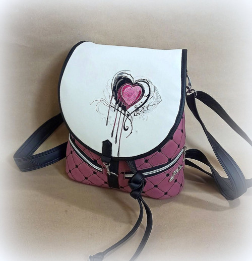 Kabelko - batoh Heart rose — foto 3