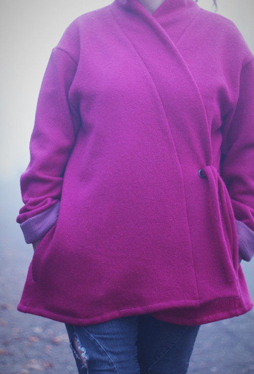 Zavinovací kabátek ............ L - XL — foto 4
