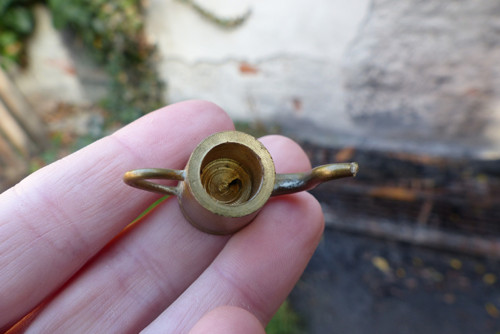 Konvička...mosazná miniatura — foto 3