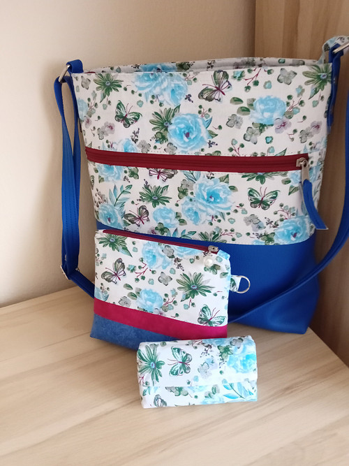 Crossbody- modrá — foto 6