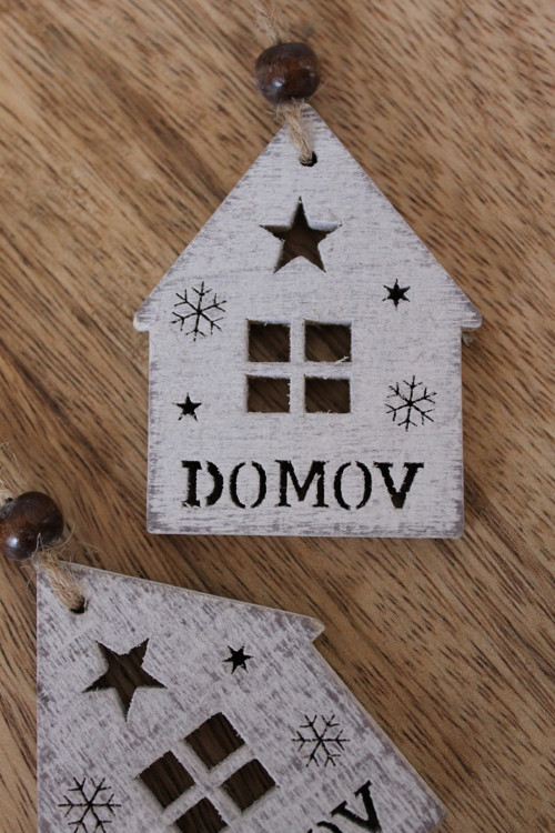 Domeček - dřevěná dekorace — foto 3