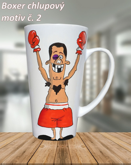 Hrnek dlouhý - boxer svalový — foto 2