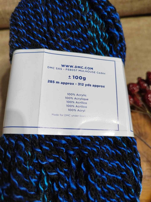 Pletací příze DMC Sunrise 100 g modrá — foto 5