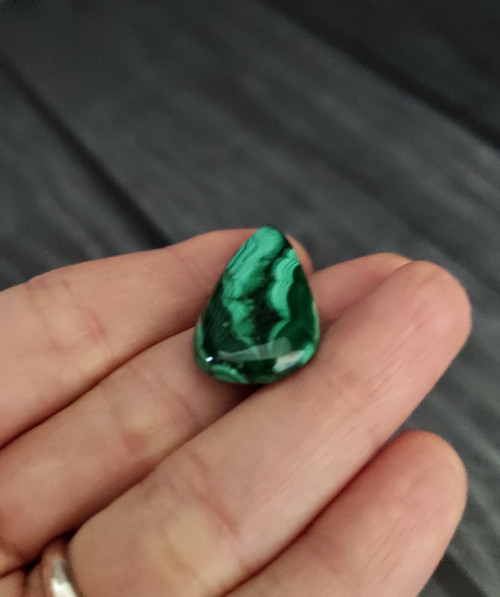 Malachit, ID 2635, 33x15 mm — foto 3