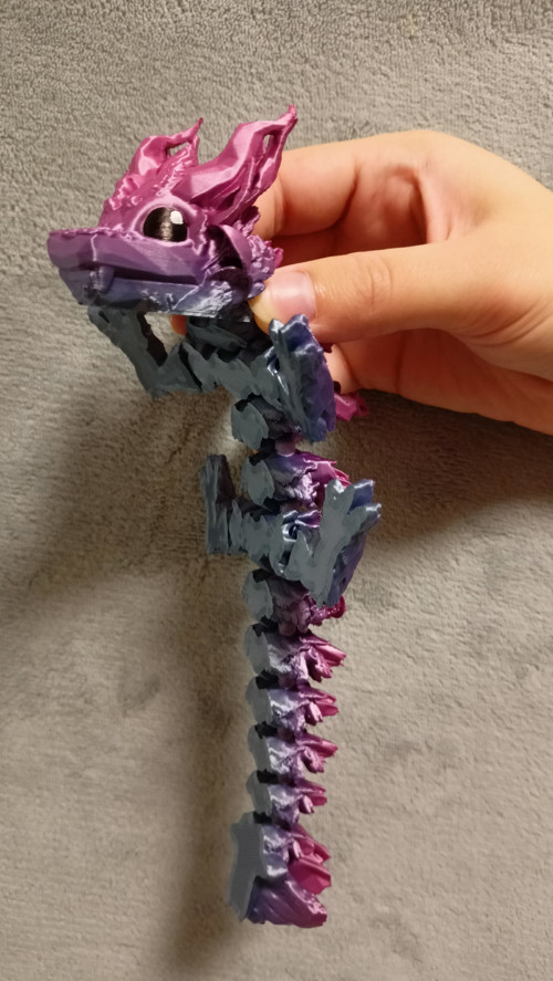 Mládě Lesního Draka - 22 cm - 3D Tisk — foto 3