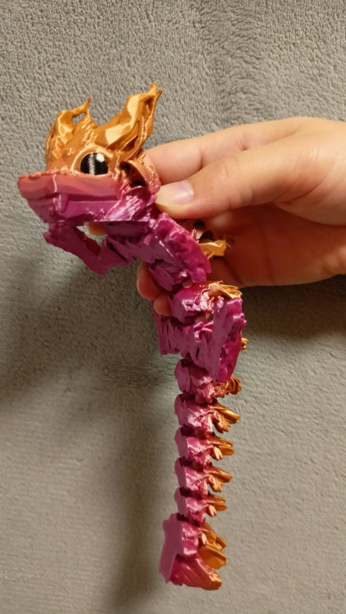 Mládě Lesního Draka - 22 cm - 3D Tisk — foto 3