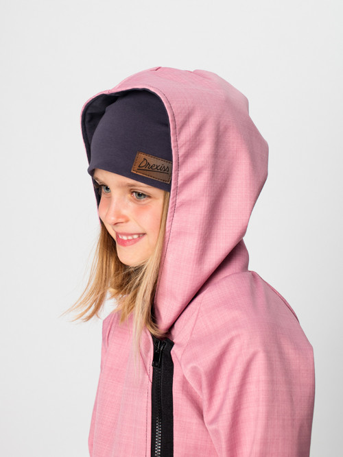 Drexiss SOFT kabátek OLD PINK/ANTRACIT — foto 2