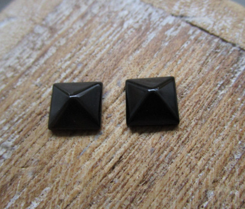 Obsidián černý (tvary do šperků - PÁR) — foto 2