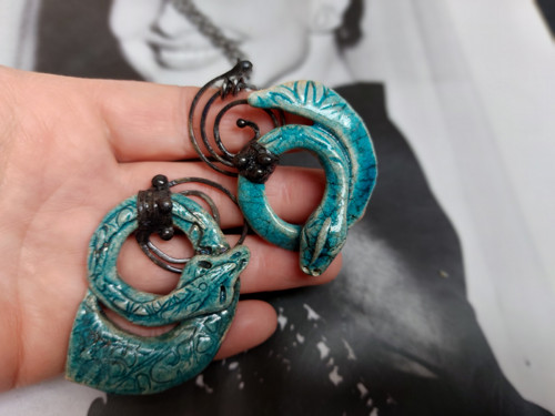 Náhrdelník, Tyrkys Snakes — foto 2