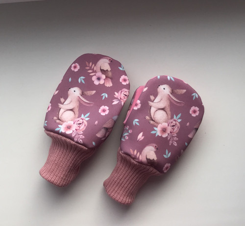 Softshellové rukavice-zajíčci — foto 3