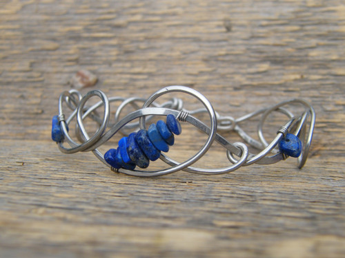 Náramek s lapisem lazuli — foto 2