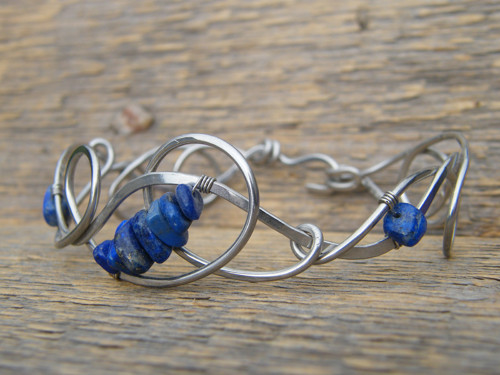 Náramek s lapisem lazuli — foto 5