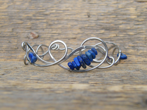 Náramek s lapisem lazuli — foto 3