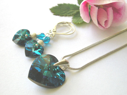 Swarovski sada Bermuda Blue AB ( 10+18 ) — foto 2