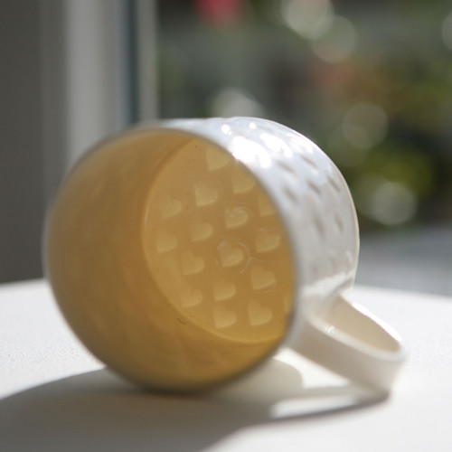 Srdcový prosvítavý - porcelán 180ml — foto 4