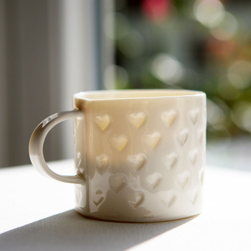 Srdcový prosvítavý - porcelán 180ml — foto 3