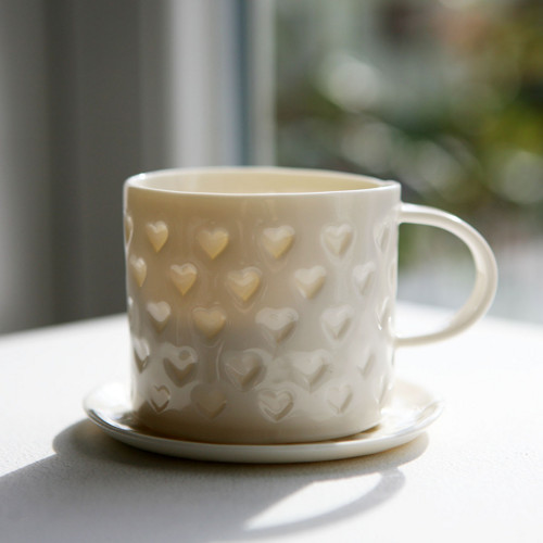 Srdcový prosvítavý - porcelán 180ml — foto 6