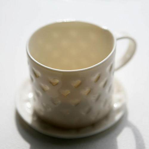Talířek srdcový 10cm porcelán — foto 6