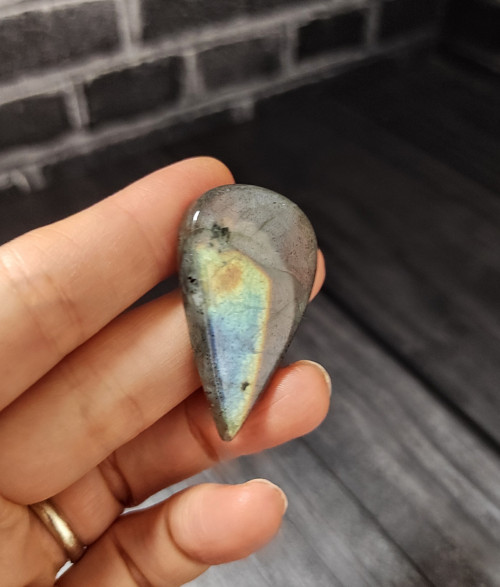 Labradorit, ID 2617, 40x24 mm — foto 3