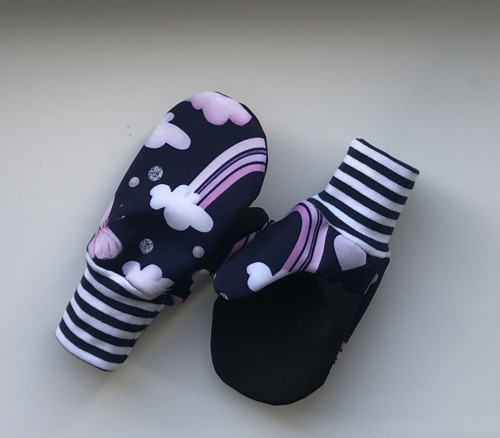 Softshellové rukavice-duhy — foto 2